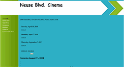 Desktop Screenshot of neuseblvdcinema.com